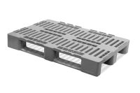 H1 Palette, offenes Deck, mit Rand, Metallverstärkung, 1200x800x160mm