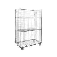 Display Rollbehälter, 3-seitig, 2 Böden, 1150x655x1790mm