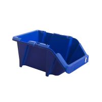 Sichtlagerbox mit Grifföffnung, stapelbar, nestbar, 165x103x76mm