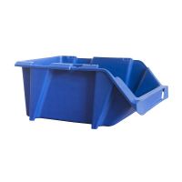 Sichtlagerbox mit Grifföffnung, stapelbar, nestbar 300x200x130mm