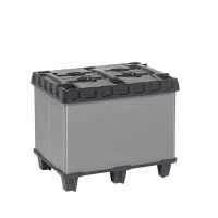 Palettenbox aus Kunststoff, faltbar, 810x612x765mm