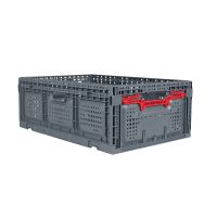 Kunststoffbox, perforiert, faltbar, 46 l, 600x400x219mm