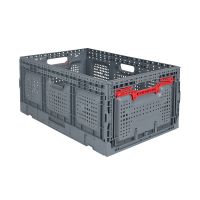 Kunststoffbox, perforiert, faltbar, 55 l, 600x400x260mm