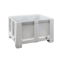 Palettenbox, 610 l, 4 Füße, geschlossen, 1200x1000x760mm