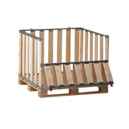 Hilsayum Holz-Aquarell-Palettenbox Mit Ausziehbarem Deckel – Halbe Fächer, 2 Größen, Für Reisen