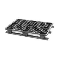 Kunststoffpalette 1200x800x150mm - 1200 kg - 3 Kufen