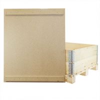 Holzabdeckung für Holzaufsatzrahmen, Spanplatten, mit 2 Befestigungsleisten, 1200x1000x9mm