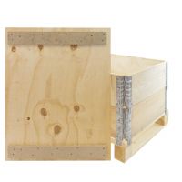 Holzabdeckung für Holzaufsatzrahmen mit 2 Befestigungsleisten, 800x600x9mm