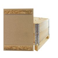 Holzabdeckung für Holzaufsatzrahmen, Spanplatten, mit 2 Befestigungsleisten, 800x600x9mm