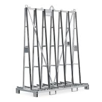 Metallregal für Glasprodukte - 2000x1000x2250mm - beidseitig beladbar