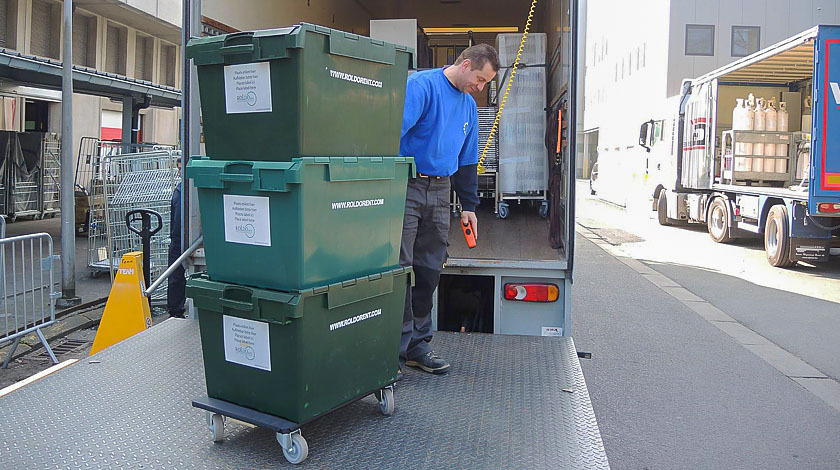 ALC-Mehrwegbehälter in der Logistik und bei firmenexternen Logistikdienstleistern