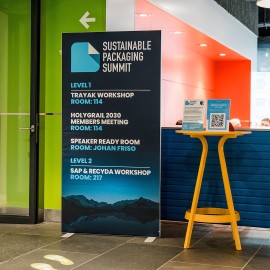 Rotom stellt auf dem Sustainable Packaging Summit 2026 in Utrecht, Niederlande, aus